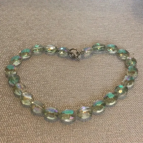 Aurora Aquamarine Choker Necklace - Picture 2 of 5